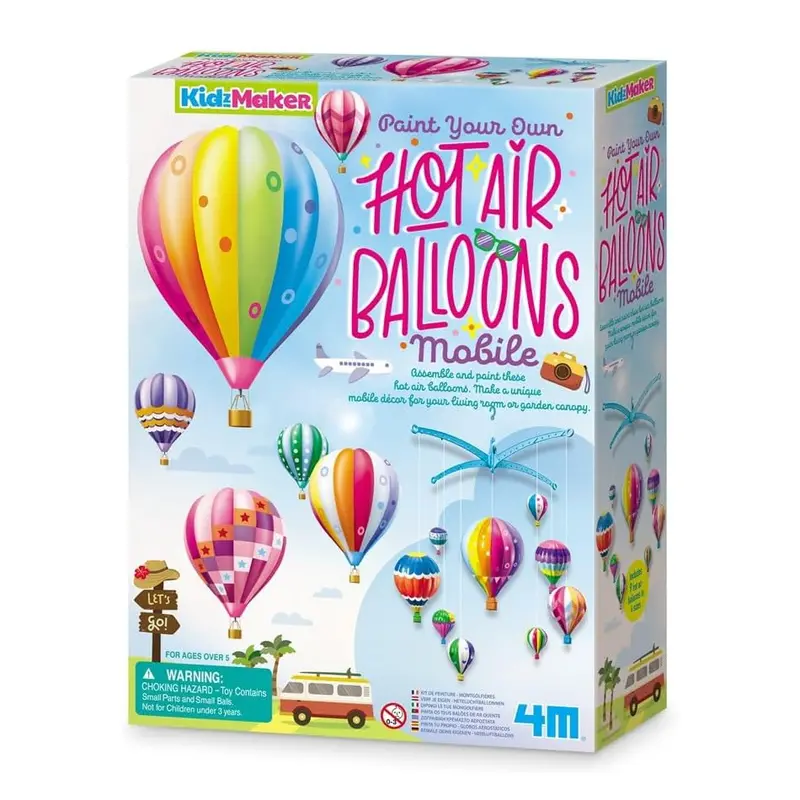 Kidzmaker Hot Air Balloon Mobile For Kids 1