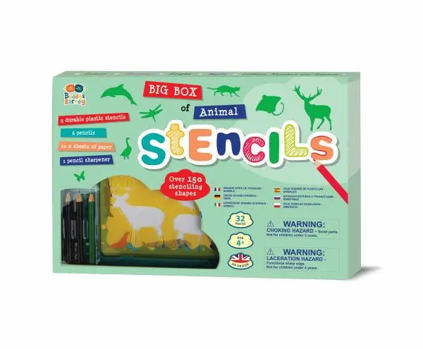 Large Assortment Stencil Set For Kids’ Art Projects 3