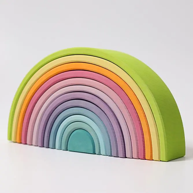 Large Pastel Rainbow Bead Display 1