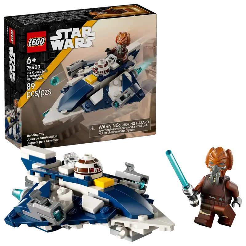 Lego Star Wars Plo Koon Jedi Starfighter Microfighter Set (75400) 1