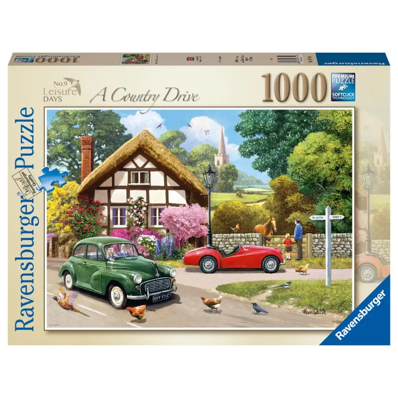'Leisure Days No. 9: A Country Drive' 1000-Piece Puzzle 1