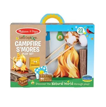 Let’S Explore Campfire S’Mores Pretend Play Set – Outdoor Themed Toy 1