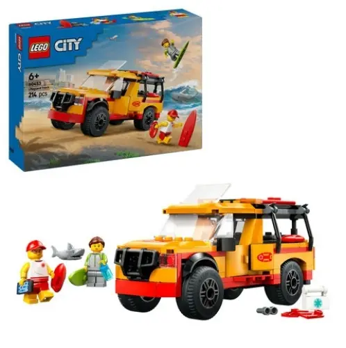Lifeguard Rescue Truck Toy – Lego 60453 1