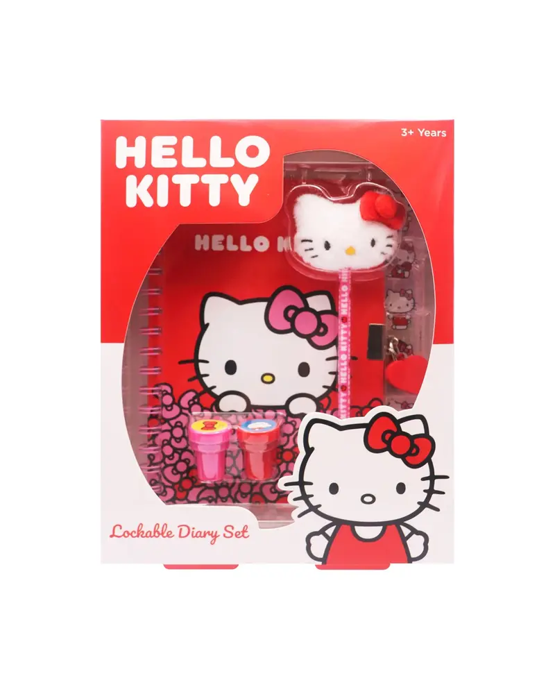 Lockable Hello Kitty Diary Journal Set With Accessories 1