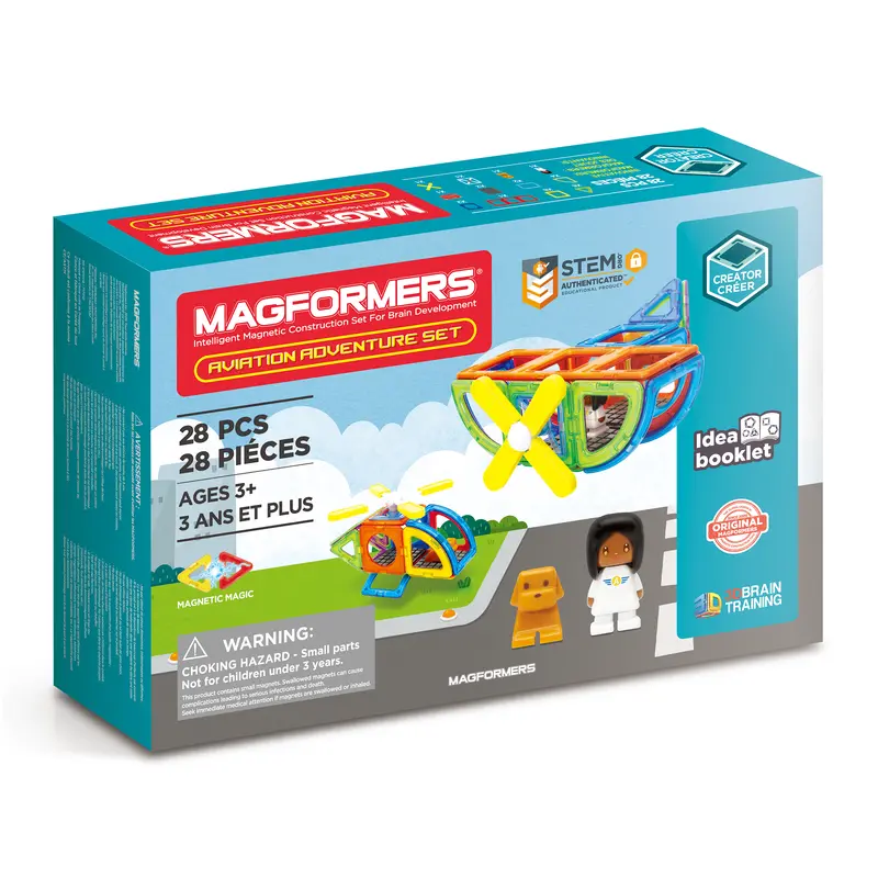 Magformers Aviation Adventure Magnetic Building Kit 1