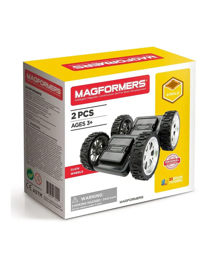 Magformers Click Wheels – Motorized Magnetic Construction Set 1