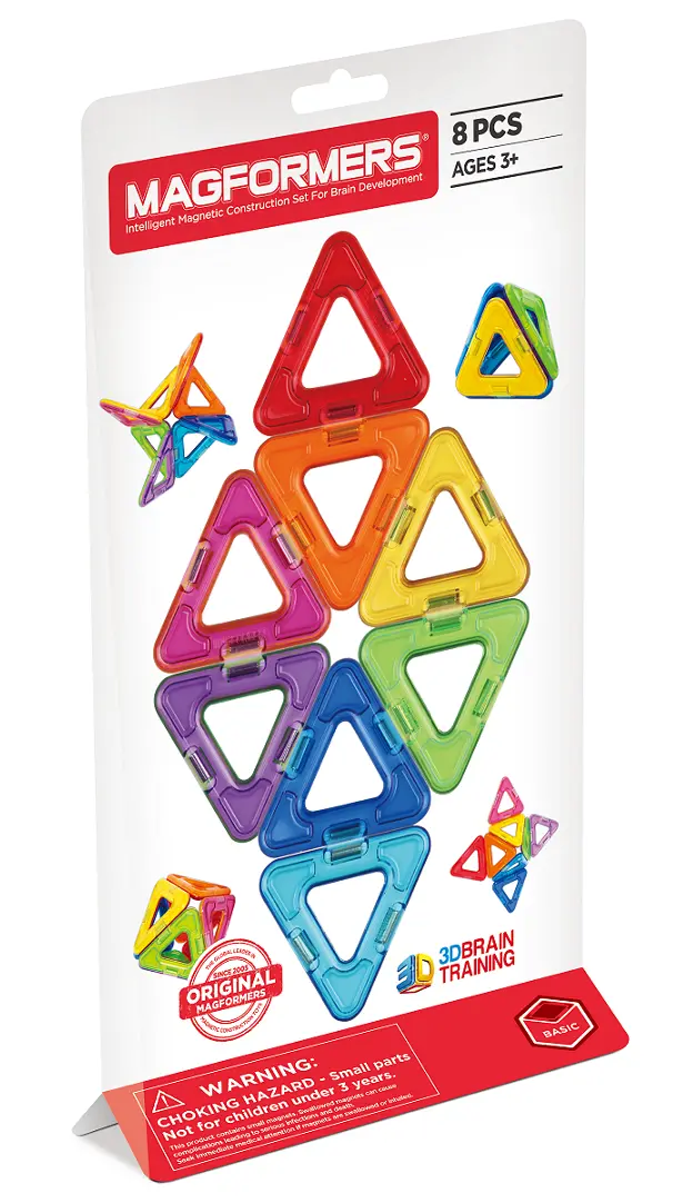 Magformers Magnetic Building Set – 8-Piece Starter Kit 1