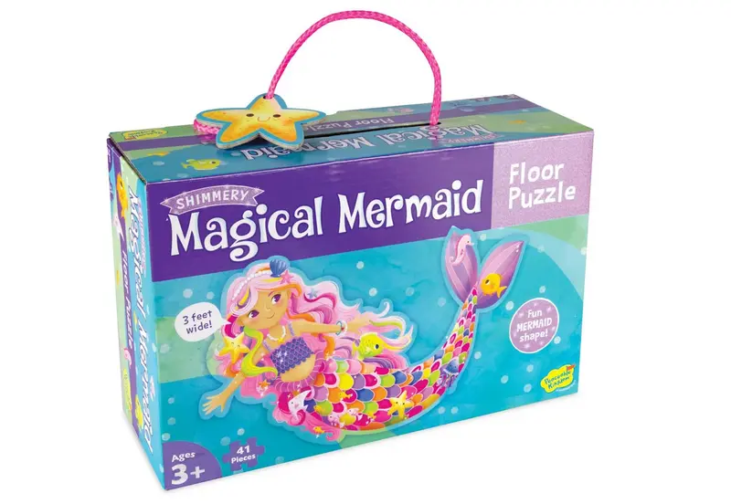 Magical Mermaid 41-Piece Oversized Floor Puzzle 1