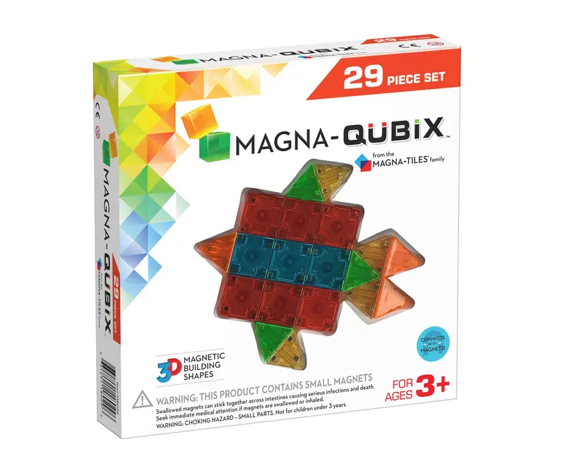Magna-Qubix 29-Piece 3D Magnetic Construction Set 1