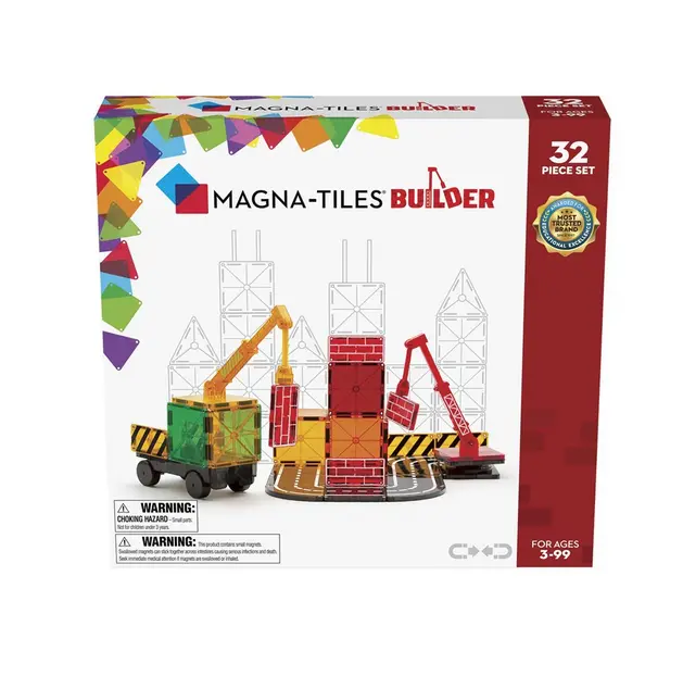 Magna-Tiles Builder Starter Kit – 32 Pieces 1
