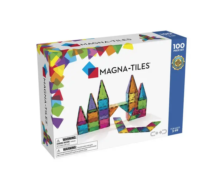 Magna-Tiles Classic Building Set – 100 Pieces 1