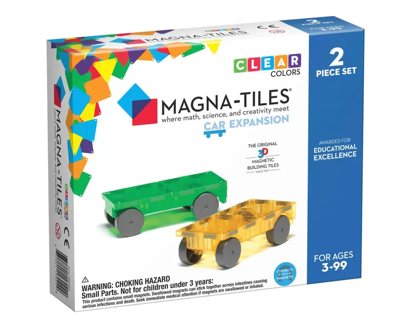Magna-Tiles Compatible Magnetic Car Building Set 1
