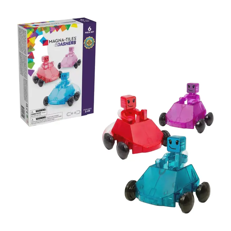 Magna-Tiles Dashers Racing Set – 6-Piece 1