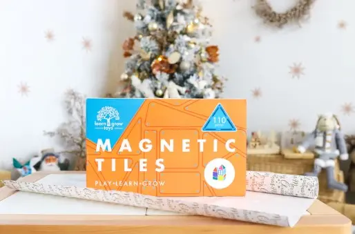 Magnetic Building Tile Set – 110-Piece Collection 1