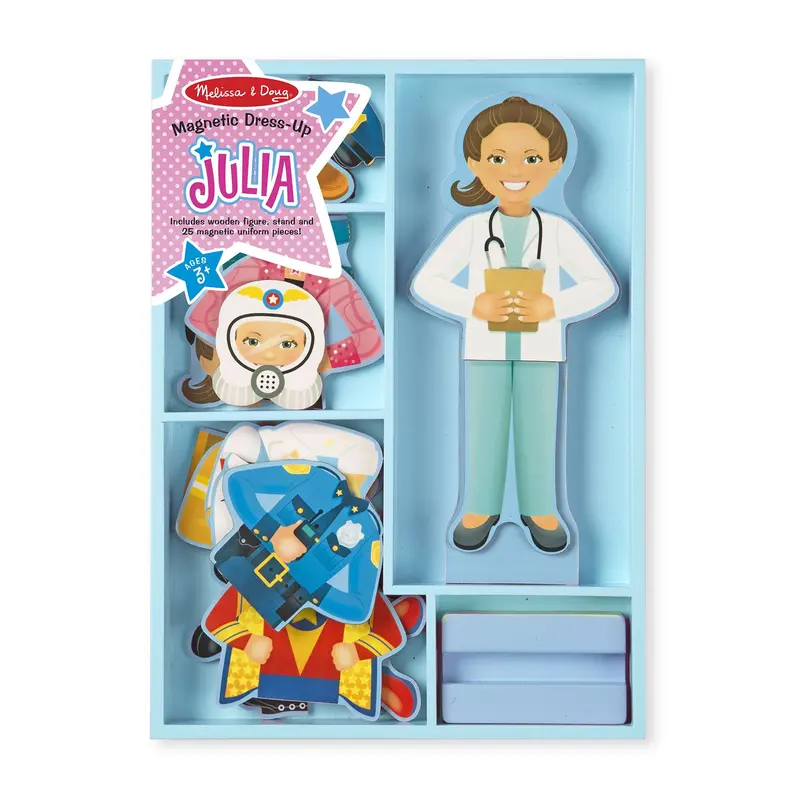 Magnetic Dress-Up Doll – Julia Character Set 1