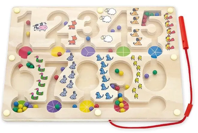 Magnetic Number Tracing Board For Preschoolers 1