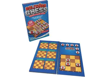 Magnetic Solitaire Chess Travel Puzzle Game 1