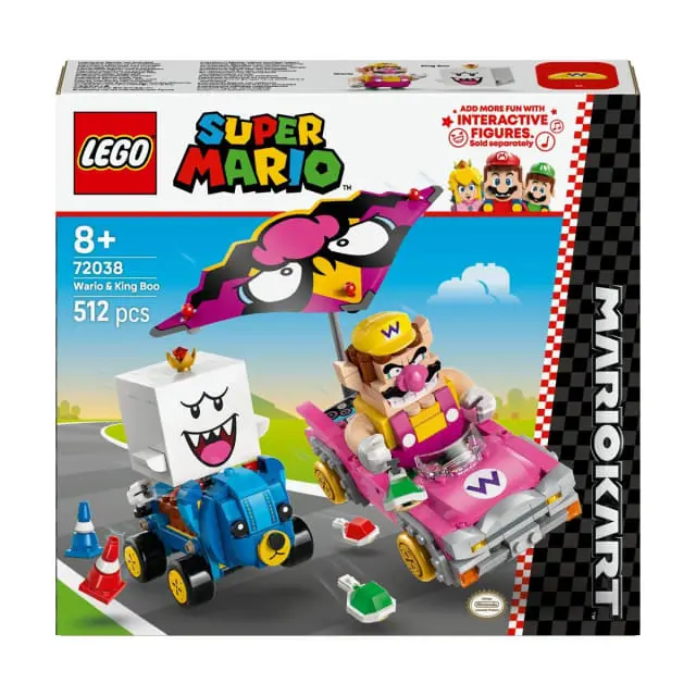 Mario Kart Adventure Set: Wario And King Boo Figures – Lego 72038 1