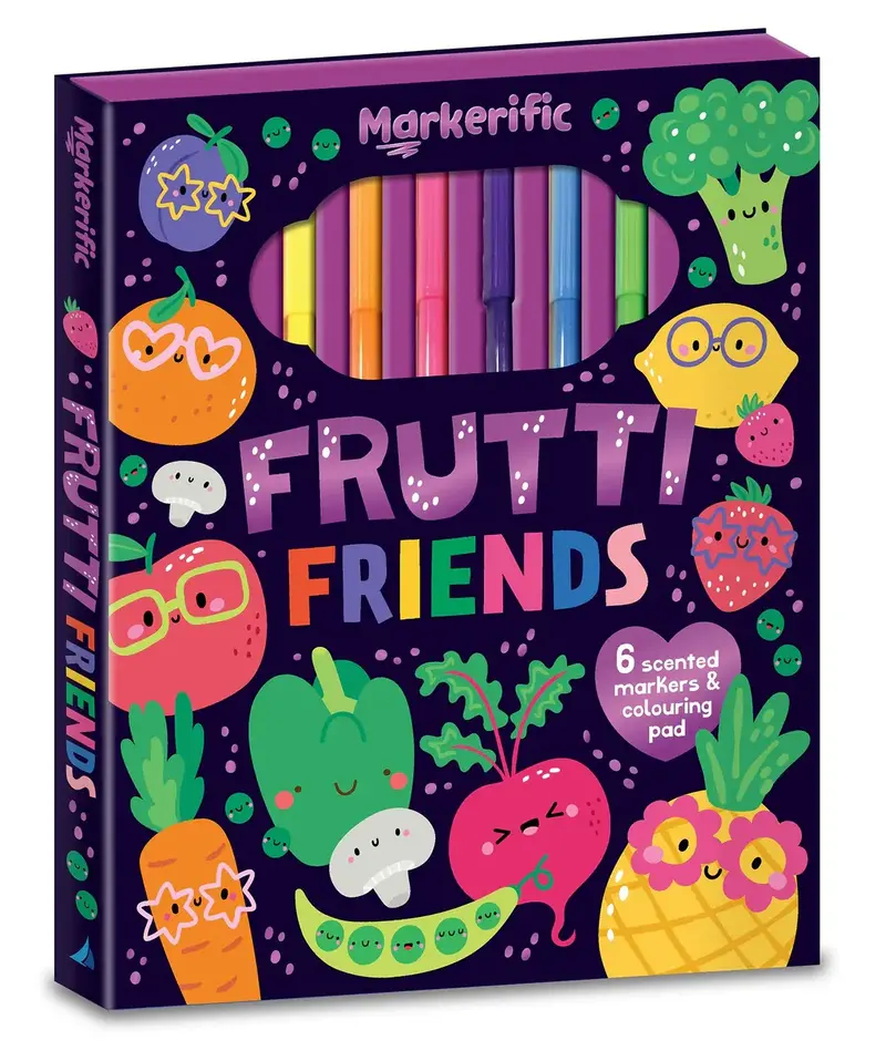 Markerific Art Set: Fruit-Friendly Frutti Friends Collection 1
