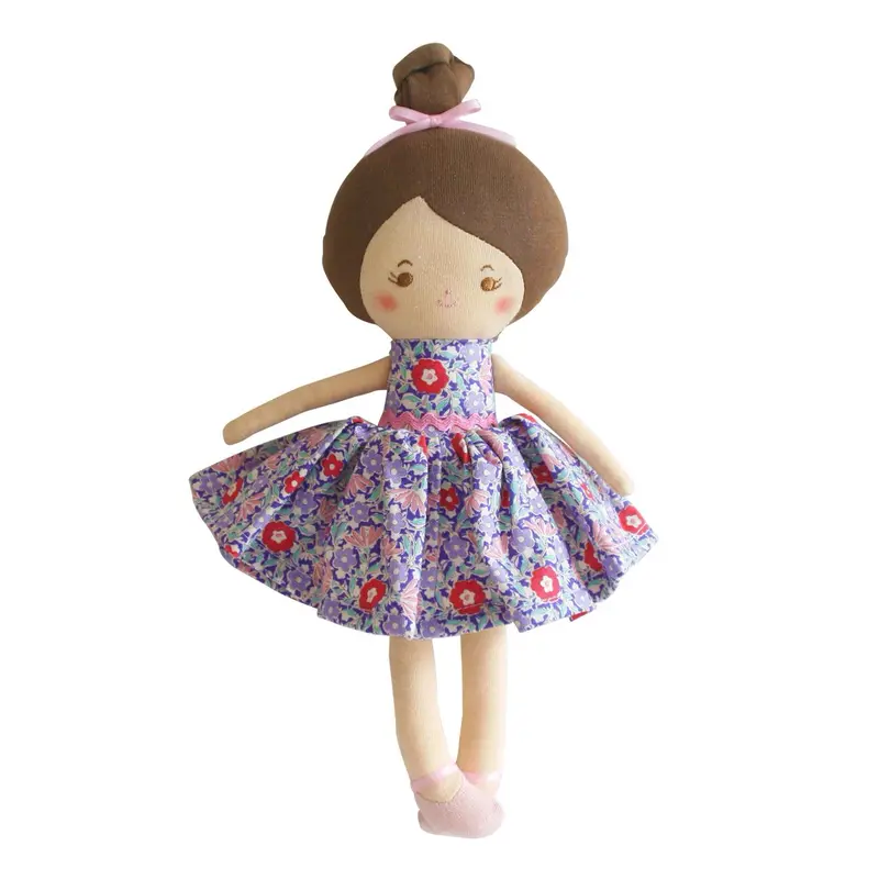 Mauve Mini Maggie Doll 1