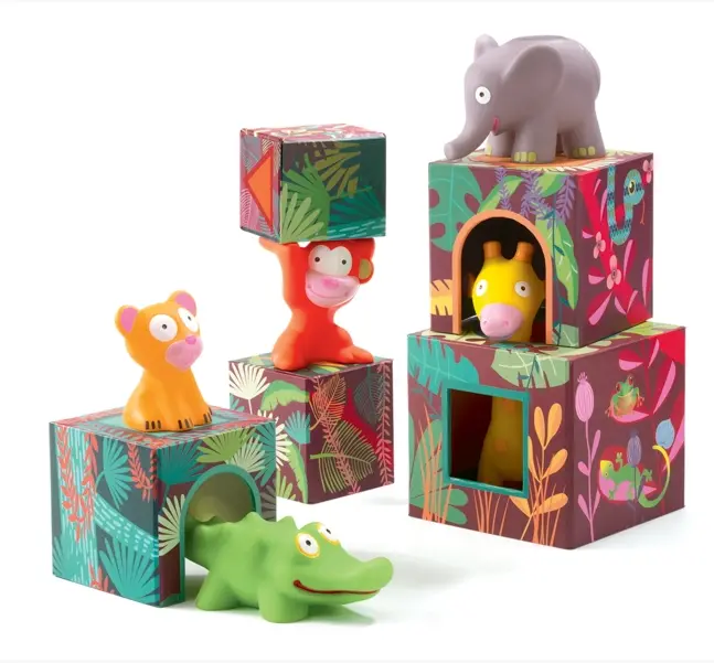 Maxi Topanijungle Blocks – Large-Scale Wooden Building Set 1