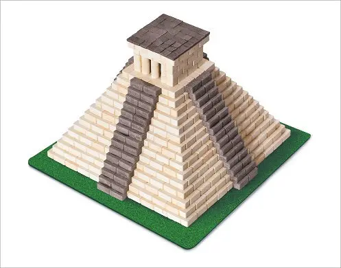 Mayan Temple Mini Brick Building Set 1