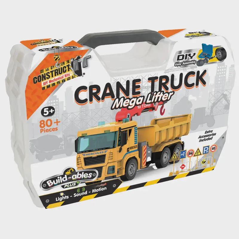 Mega Lifter Crane Truck Building Set – 104+ Pieces 1