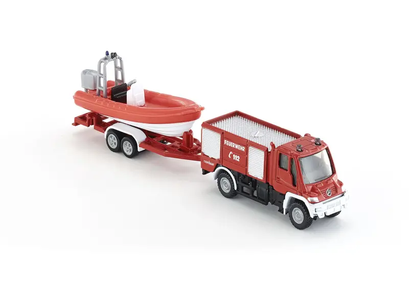 Mercedes-Benz Fire Engine & Boat Combo Toy – Model 1636 1