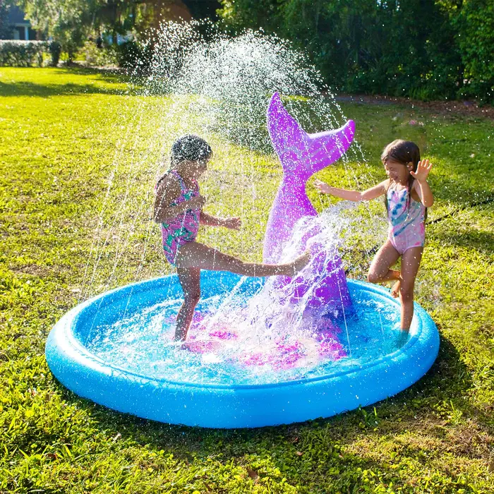Mermaid-Design Kids Splash Pad 1