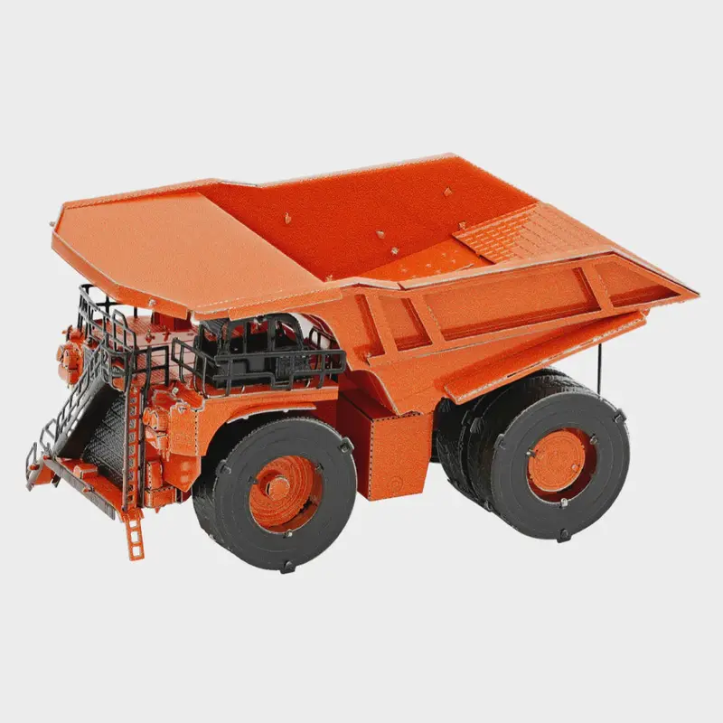 Metal Earth Construction Truck Model Kit - Mining-Themed Metal Puzzle 1