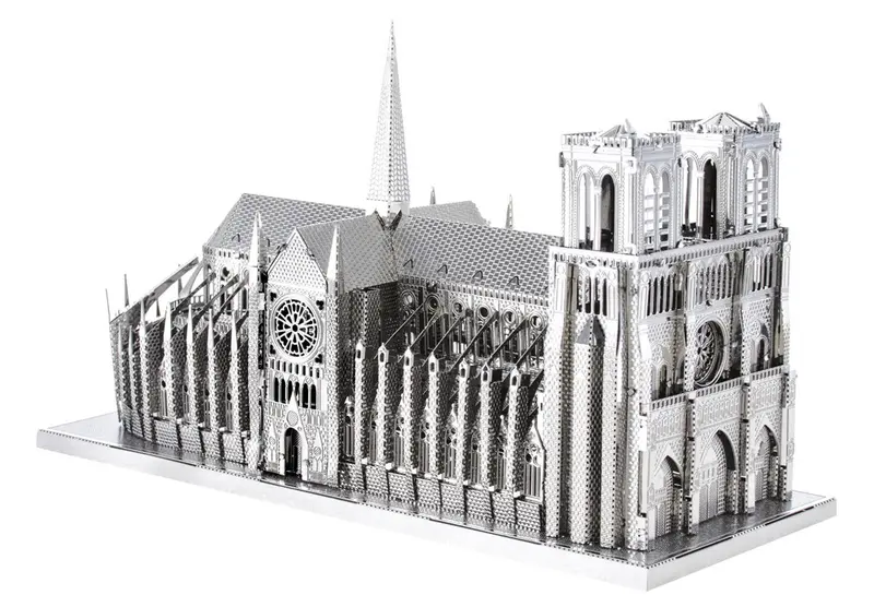 Metal Earth Notre-Dame De Paris Replica – Iconx Architectural Kit 1