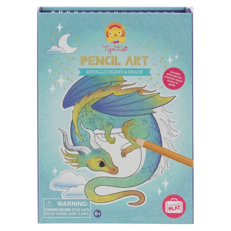 Metallic Pencil Art Set – Blends, Shading, And Reflective Effects 1