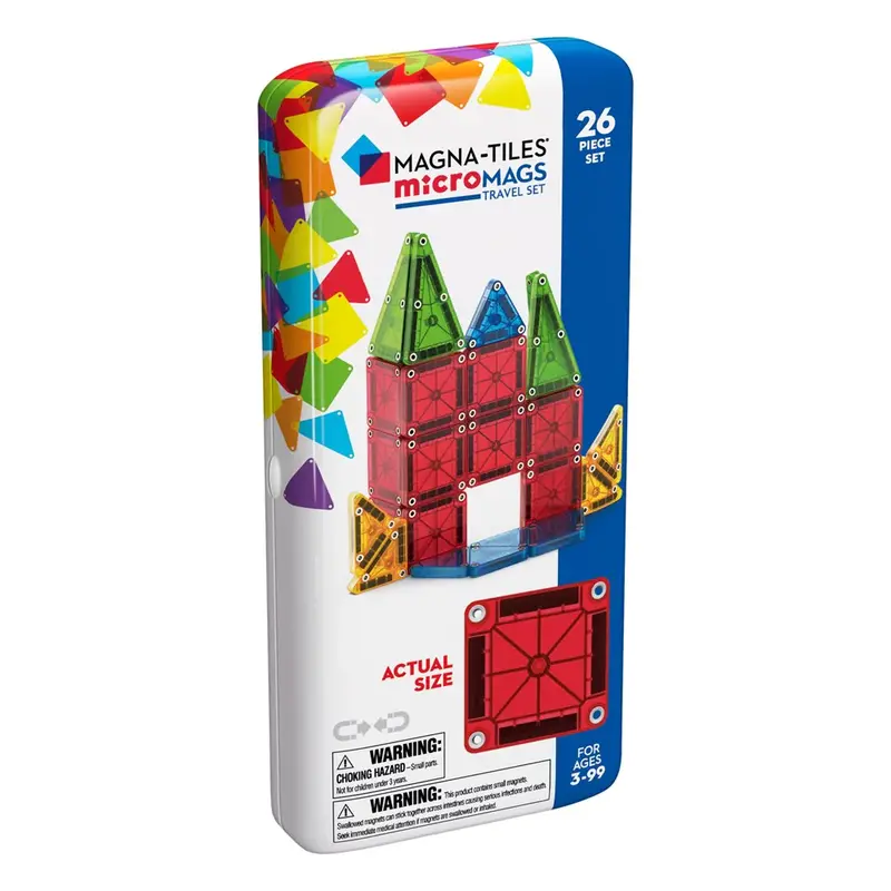 Micro Mags Magnetic Travel Set – 26-Piece Kit 1