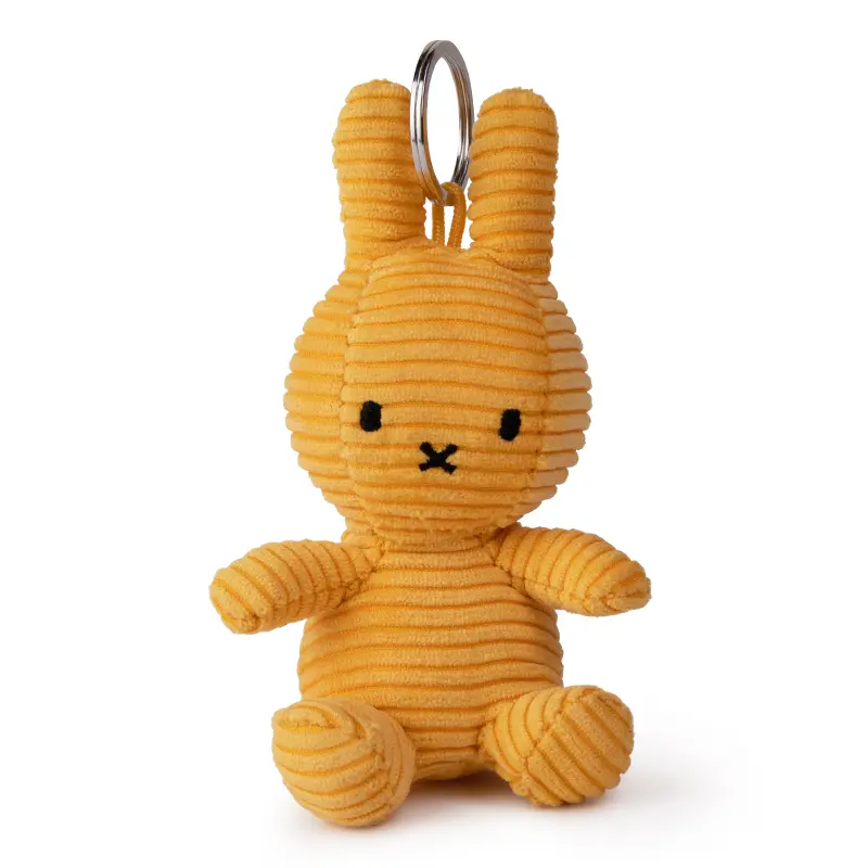 Miffy Corduroy Keychain – Sunny Yellow 1