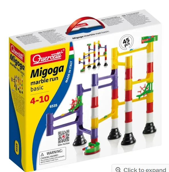 Migoga Marble Run: Starter Set (45-Piece) 1