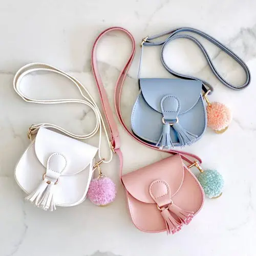 Milly Small Pom-Pom Accent Shoulder Bag 1