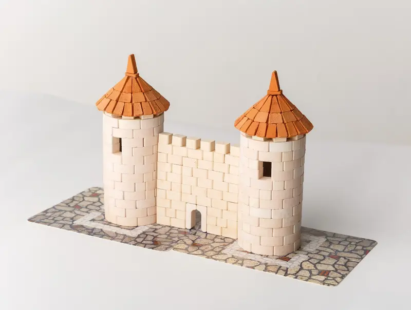 Mini Brick Build Kit – Twin Towers Model 1