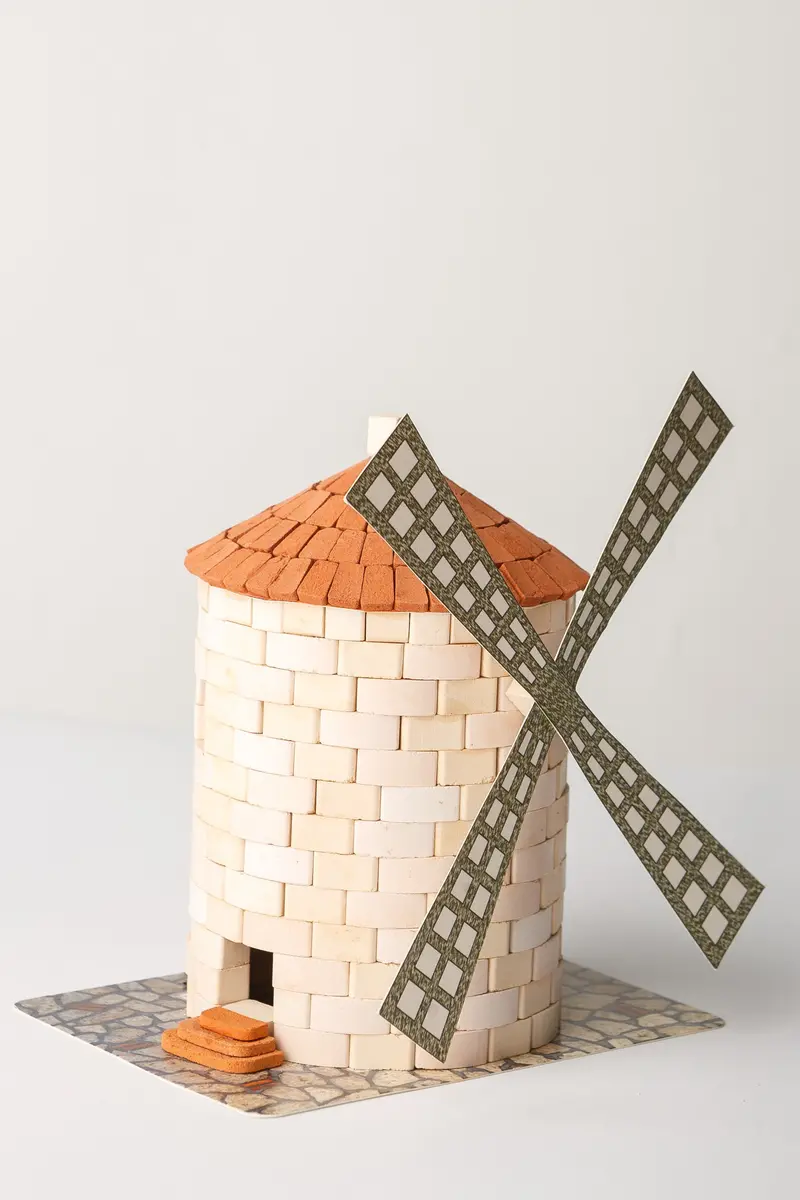 Mini Brick Build Kit – Windmill Model 1