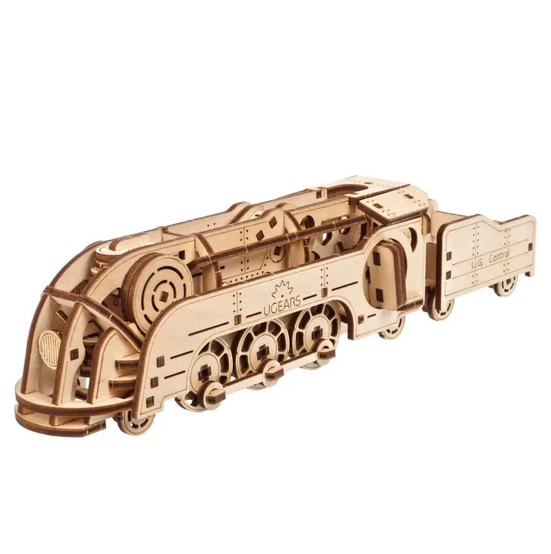 Mini Locomotive Wooden Assembly Model Kit 1