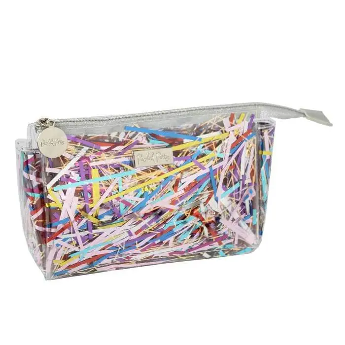 Mini Streamer-Print Cosmetic Bag – Lightweight Travel Essential 1