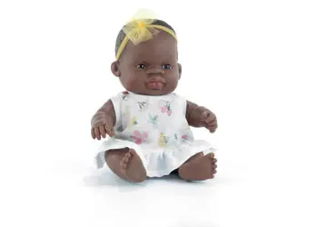 Miniland African Girl Baby Doll – 21Cm My Friends & Me Series 1