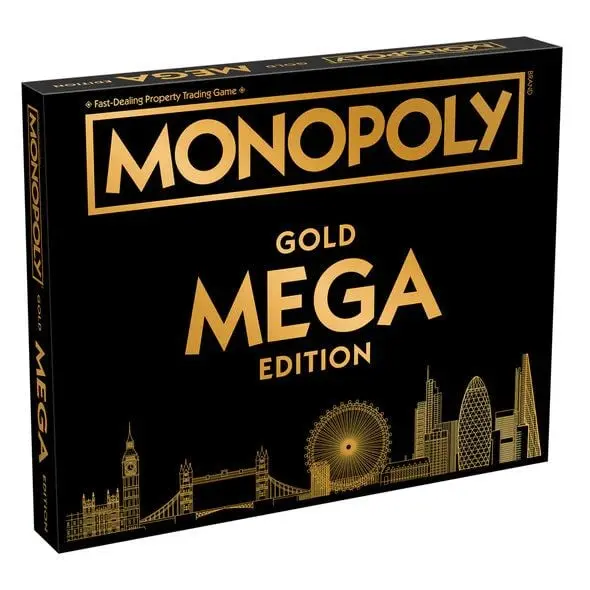 Monopoly Gold Mega Edition – Luxury-Themed Strategy Game 1