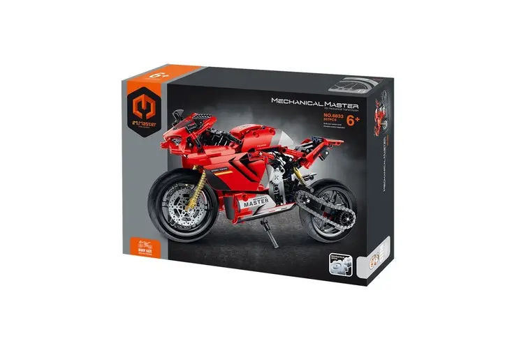 Motorcycle Building Set – 557-Piece Construction Toy 1