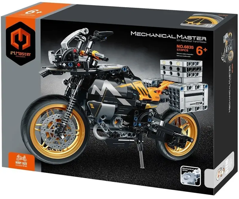 Motorcycle Building Set – Detailed Model Kit (572 Pieces) 1