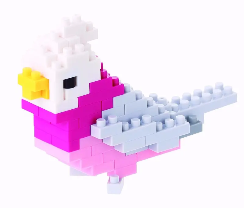 Nanoblock Galah Bird Micro-Build Kit 1