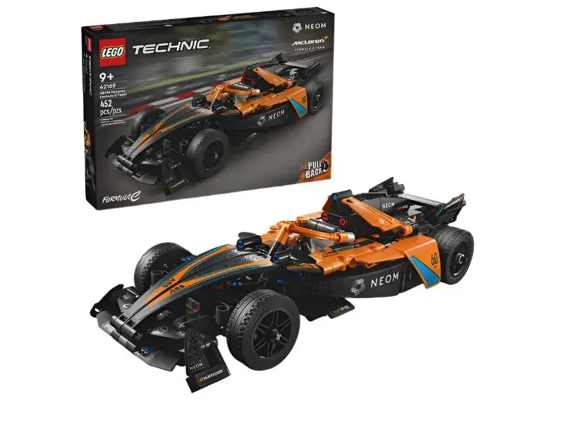 Neom Mclaren Formula E Team Racer – Lego 42169 Speed Build 1