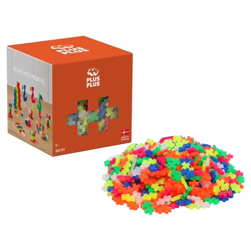Neon Spectrum Puzzle Set – 600-Piece Bold Colour Collection 1