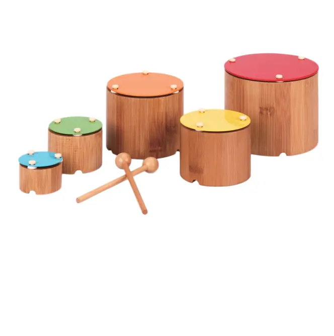 Nesting Xylophone – Wooden Musical Toy With Color-Coded Bars 1
