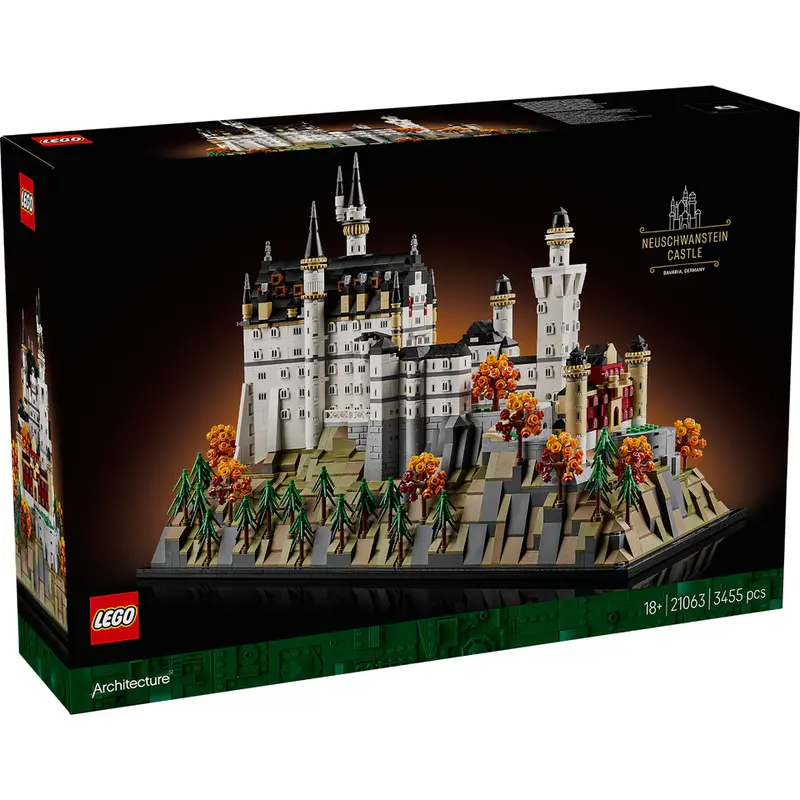 Neuschwanstein Castle Lego Set – 21063 Architectural Model Building Kit 1