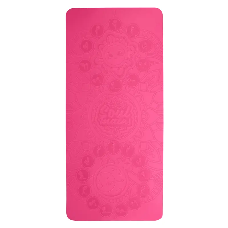 Non-Slip Yoga Mat – Soft Pink Finish 1